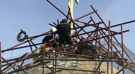 Ремонт кровли Троицкого храма на Пхукете